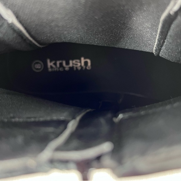 Krush Chunky Platform Combat Boots Women's Size 8 Block Heel Black - Picture 5 of 10